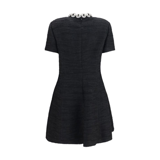 Black Cotton Cocktail Dress