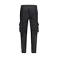 Black Polyamide Athletic Pants