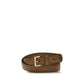 Beige Calf Leather Bos Taurus Regular Belt