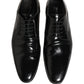 Black Leather Men Derby Dress Formal Shoes