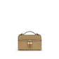 Beige Calf Leather Bos Taurus Shoulder Bag