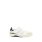 White Calf Leather Bos Taurus Low Top Sneakers
