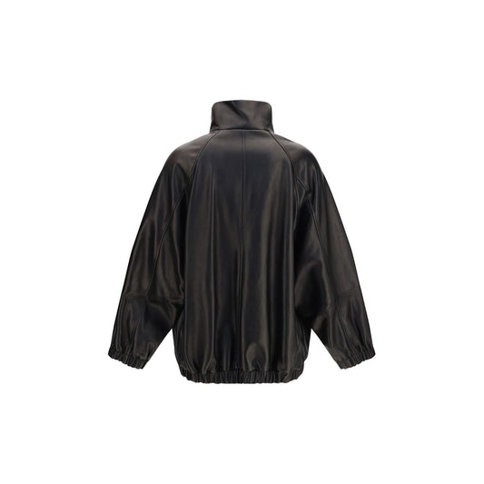 Black Lamb Ovis Aries Aries Leather Jacket