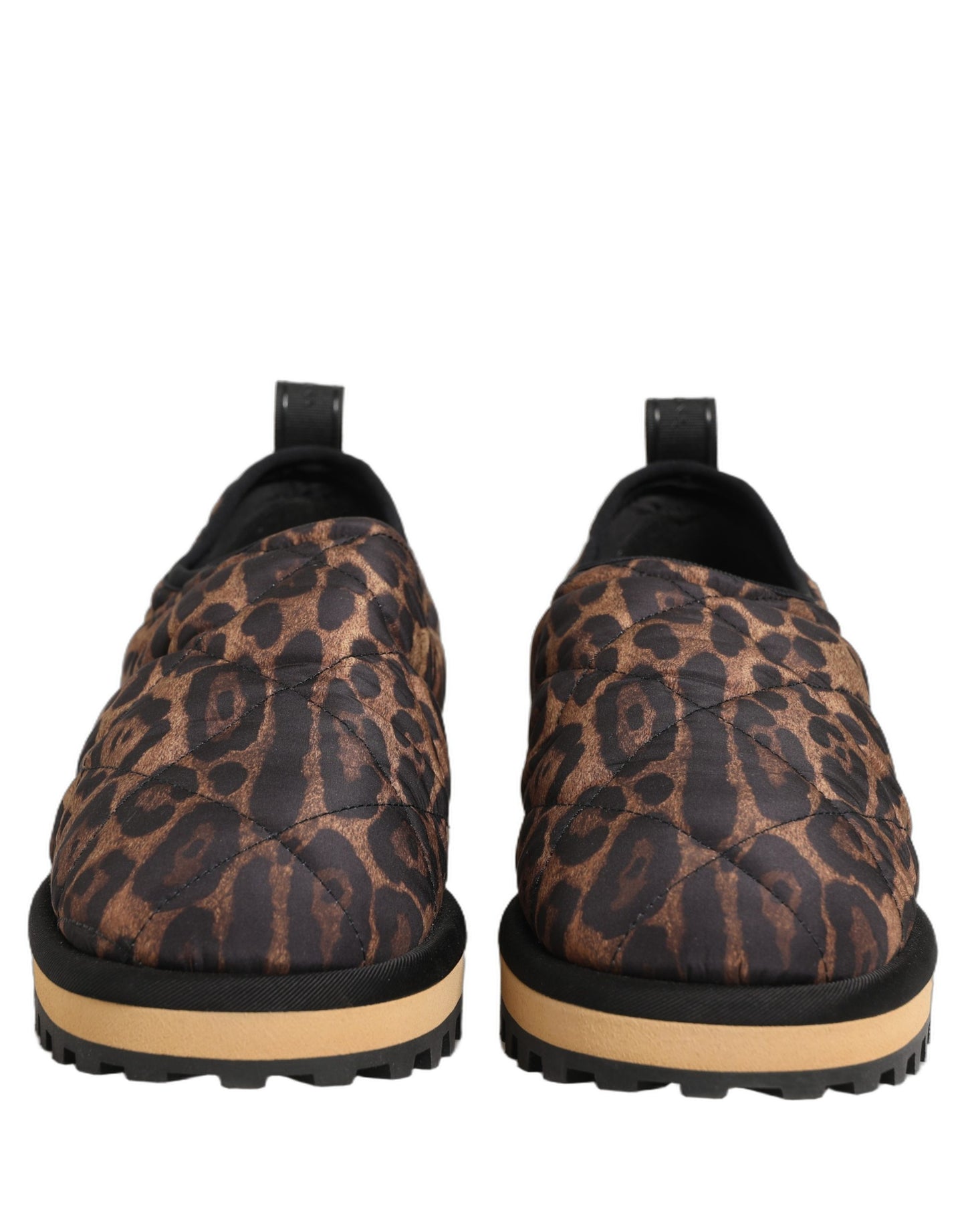 Brown Leopard Print Quilted Men Sneakers Shoes (Copy)