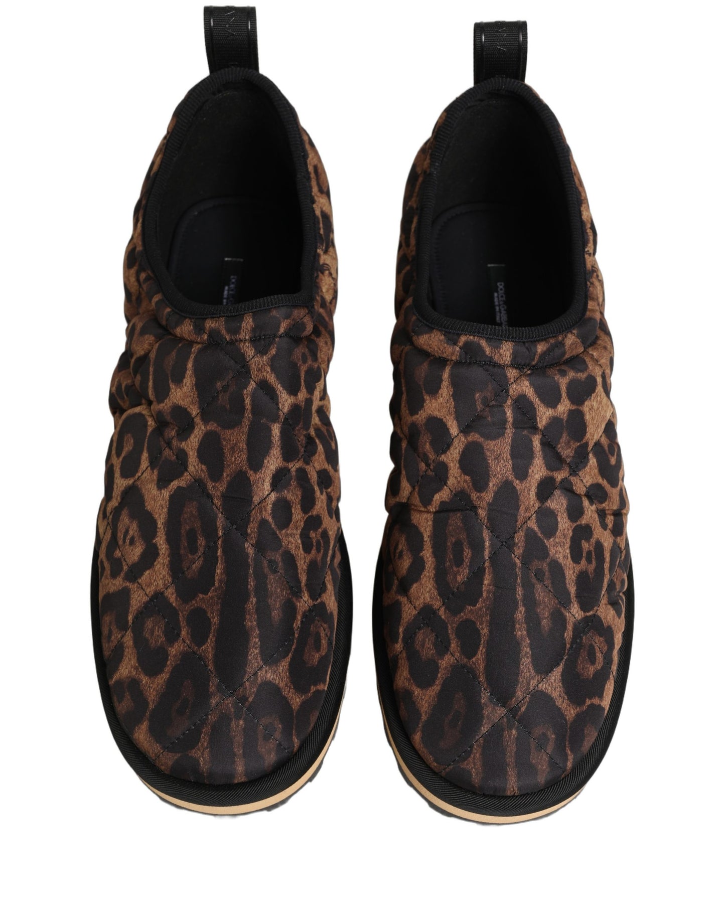 Brown Leopard Print Quilted Men Sneakers Shoes (Copy)