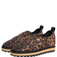 Brown Leopard Print Quilted Men Sneakers Shoes (Copy)