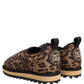 Brown Leopard Print Quilted Men Sneakers Shoes (Copy)