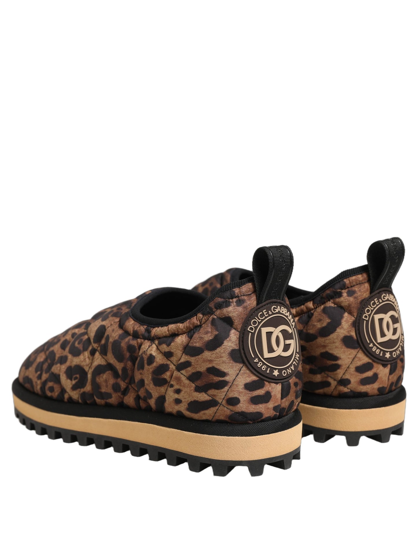 Brown Leopard Print Quilted Men Sneakers Shoes (Copy)