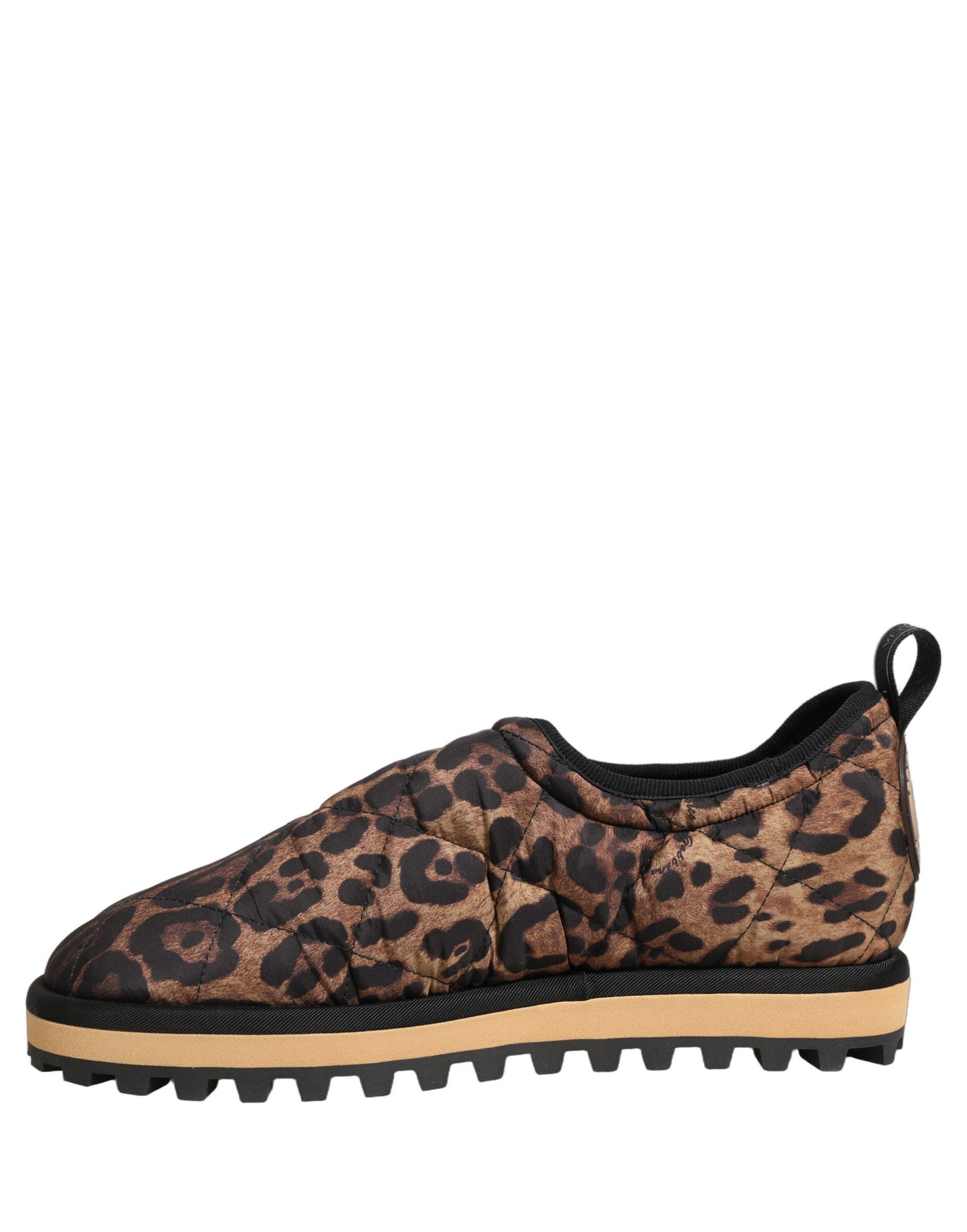 Brown Leopard Print Quilted Men Sneakers Shoes (Copy)