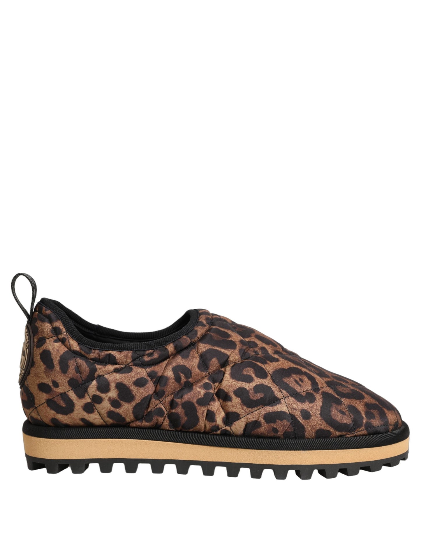 Brown Leopard Print Quilted Men Sneakers Shoes (Copy)