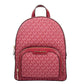 Michael Kors Jaycee Medium Cherry Signature PVC Backpack
