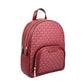 Michael Kors Jaycee Medium Cherry Signature PVC Backpack