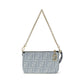 Blue Cotton Clutch Bag