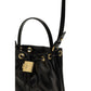 Black Calf Leather Bos Taurus Backet Bag