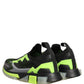 Black Green Sorrento Low Top Sneakers Shoes