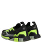 Black Green Sorrento Low Top Sneakers Shoes