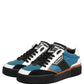 Multicolor Leather MIAMI Low Top Men Sneakers Shoes