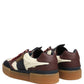 Multicolor Leather MIAMI Low Top Men Sneakers Shoes