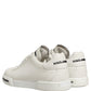 White Leather Logo Low Top Men Sneakers Shoes