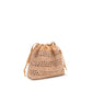 Beige Raffia Shoulder Bag