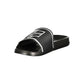 Black Polyurethane Men's Slipper