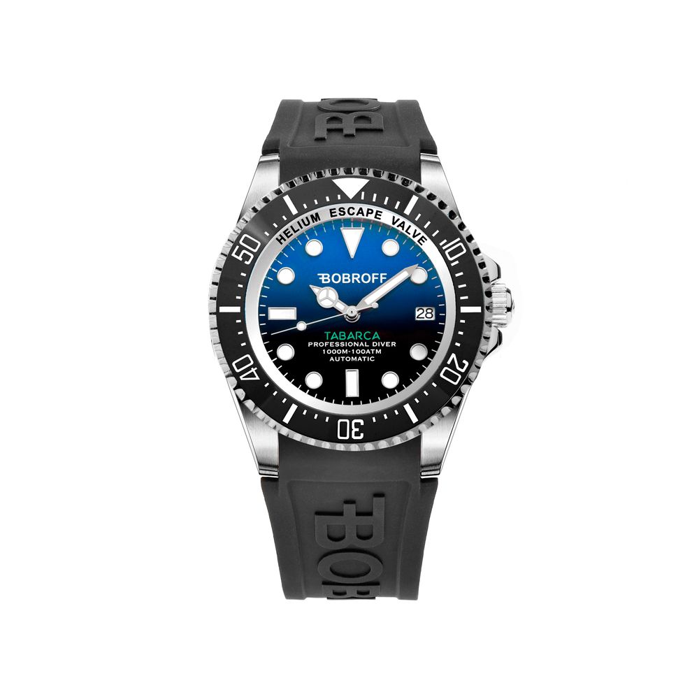 Black Rubber Sport Watch