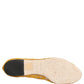 Yellow Taormina Lace Crystals Flats Shoes