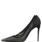 Black Mesh Stiletto High Heels Pumps Shoes