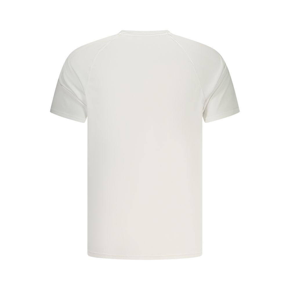 White Polyester Men's T-Shirt