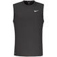 Black Polyester Men's Tank Top