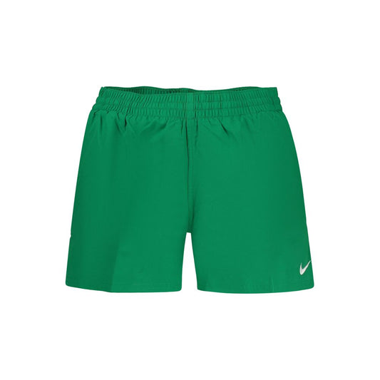 Green Polyester Men's Swimwear