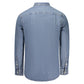 Blue Cotton Men's Shirt