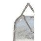 Silver Polyester Handbag
