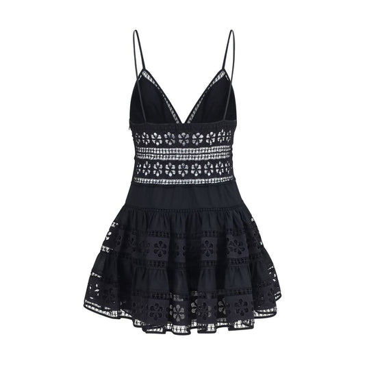 Black Cotton Casual Dress
