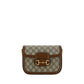 Brown Polyethylene Shoulder Bag