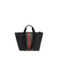 Black Cotton Shoulder Bag