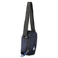 Blue Polyester Shoulder Bag