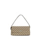Brown Fabric Shoulder Bag