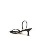 Black Calf Leather Bos Taurus Strap-On Sandals