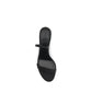 Black Calf Leather Bos Taurus Strap-On Sandals