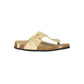 Beige Polyurethane Women's Slipper
