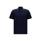 Blue Cotton Polo Shirt