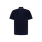 Blue Cotton Polo Shirt
