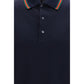 Blue Cotton Polo Shirt