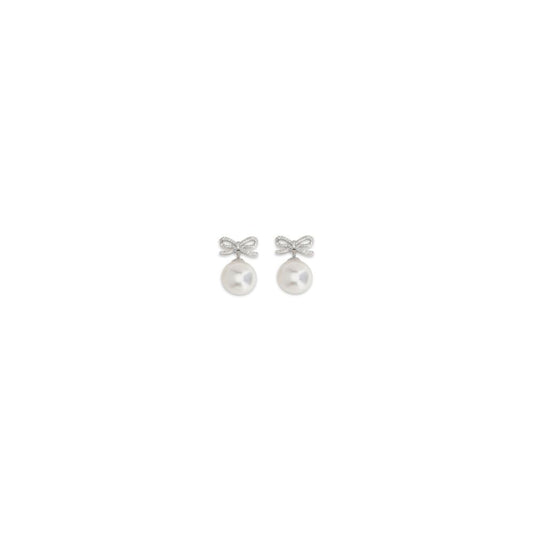 Silver Brass Earrings