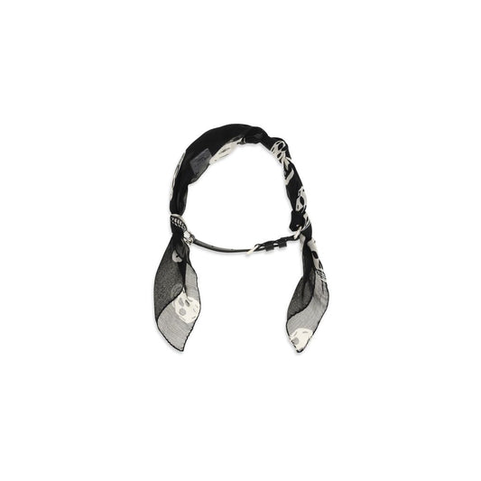 Black Silk Scarf