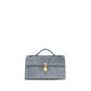 Blue Calf Leather Bos Taurus Handbag