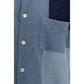 Blue Cotton Cardigan