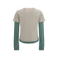 Beige Cotton Sweatshirt