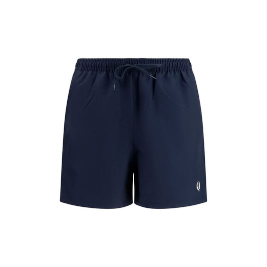 Blue Recycled Polyester Shorts